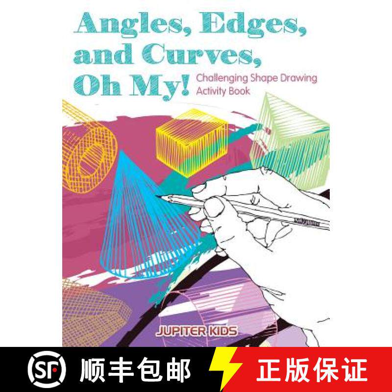 【3-4周达】Angles, Edges, and Curves, Oh My! Challenging Shape Drawing Activity Book [9781683261810]