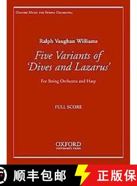【3-4周达】Five Variants of Dives and Lazarus: Study Score [9780193690806]