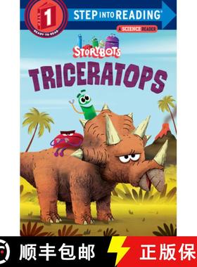 【3-4周达】Triceratops (Storybots) [9780525646136]