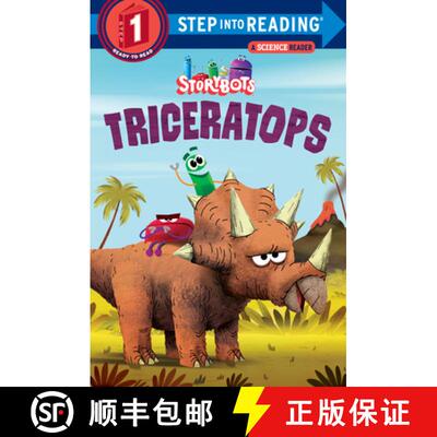 【3-4周达】Triceratops (StoryBots) [9780525646136]