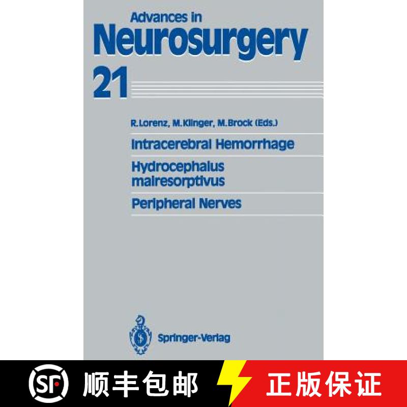 【3-4周达】Intracerebral Hemorrhage Hydrocephalus Malresorptivus Peripheral Nerves [9783540563044]