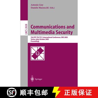【3-4周达】Communications and Multimedia Security. Advanced Techniques for Network and Data Protectio... [9783540201854]