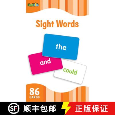 【3-4周达】Sight Words (Flash Kids Flash Cards) [9781411434806]