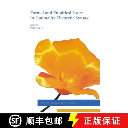 预订 Formal and Empirical Issues in Optimality Theoretic Syntax [9781575862446]