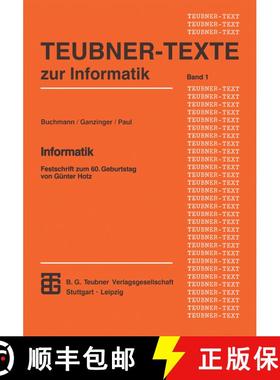 【3-4周达】Informatik : Festschrift zum 60. Geburtstag von Günter Hotz [9783815420331]