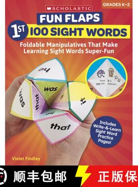 预订 Fun Flaps: 1st 100 Sight Words: Reproducible Manipulatives That Make Learning Sight Words Super-Fun [9781338603132]