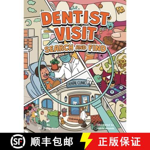 【3-4周达】Dentist Visit Search and Find: A Fun, Educational Brushing Teeth and Dental Visit Book for... [9798893181654]