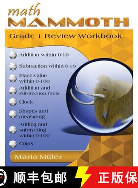 预订 Math Mammoth Grade 1 Review Workbook [9781942715429]