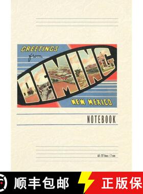 预订 Vintage Lined Notebook Greetings from Deming, New Mexico [9798385436699]