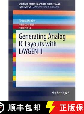 【3-4周达】Generating Analog IC Layouts with LAYGEN II [9783642331459]
