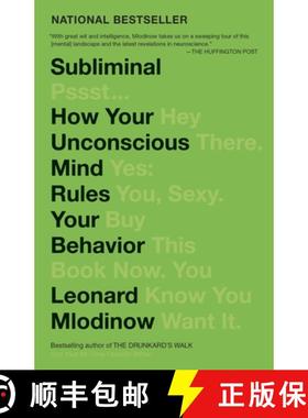【3-4周达】Subliminal: How Your Unconscious Mind Rules Your Behavior (PEN Literary Award Winner) [9780307472250]