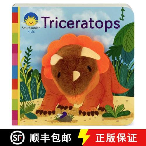 预订 Smithsonian Kids Triceratops Puppet Book [9781680529487]