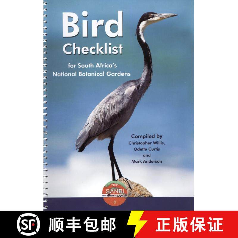 【3-4周达】Bird Checklist for South Africa's National Botanical Gardens [9781919976419]