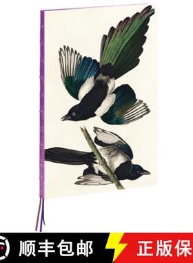 Teneues - A4 Notebook: Magpies by James Audubon, Hardcover - 230 Dot-Grid Pages with Exposed Lay Flat... [9781623259327]