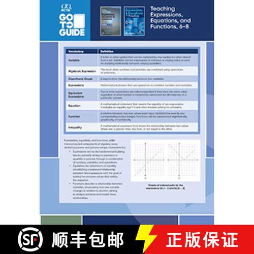 【3-4周达】Go-To Guide: Teaching Expressions, Equations, and Functions, 6–8 [9781680541854]