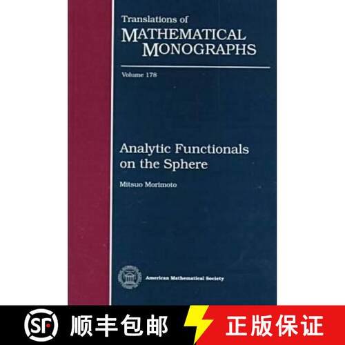 【3-4周达】精装 Analytic Functionals on the Sphere [9780821805855]