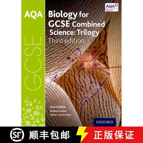 【3-4周达】AQA GCSE Biology for Combined Science (Trilogy) Student Book [9780198359265]