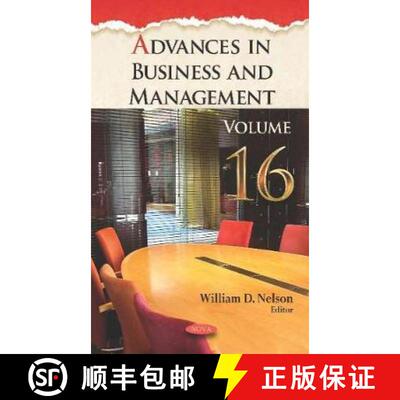 【3-4周达】精装 Advances in Business and Management: Volume 16 [9781536155730]