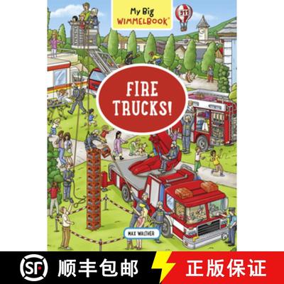 My Big Wimmelbook(r) - Fire Trucks!: A Look-And-Find Book (Kids Tell the Story) [9781615196272]