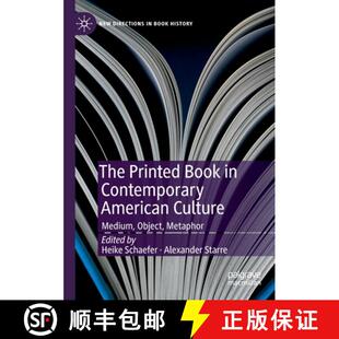 The 9783030225476 Metaphor American 4周达 Culture Book Printed Object Medium Contemporary