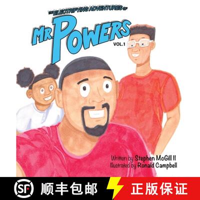 【3-4周达】精装 The Electrifying Adventures of Mr. Powers: Vol.1 Hardcover [9780692860502]