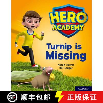 【3-4周达】Hero Academy: Oxford Level 3, Yellow Book Band: Turnip is Missing [9780198416074]