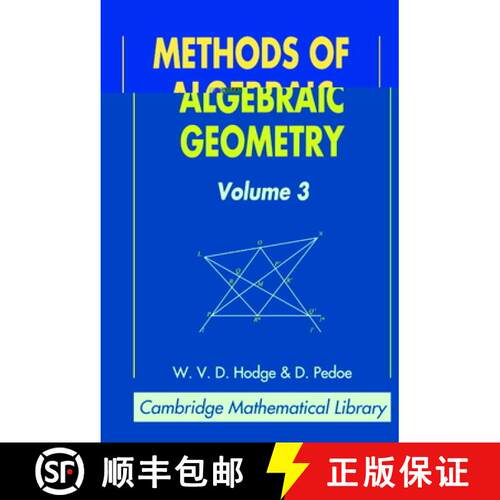 【3-4周达】Methods of Algebraic Geometry: Volume 3 [9780521467759]
