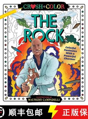 【3-4周达】Crush and Color: Dwayne The Rock Johnson: Colorful Fantasies with a Powerful Charmer [9781250270399]