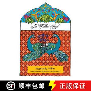 【3-4周达】The Fabled Land: 36 Hand-Drawn Meditative Coloring Pages [9780692555262]
