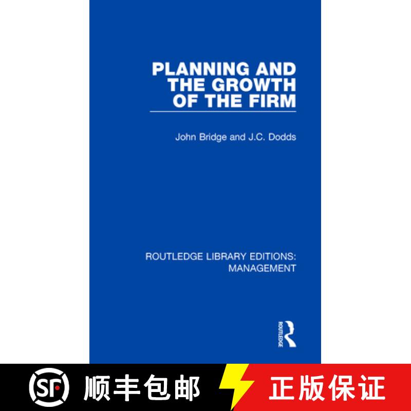 【3-4周达】Planning and the Growth of the Firm [9780815391951]