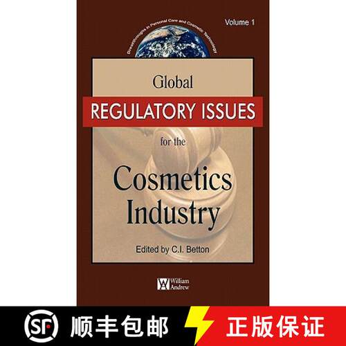 预订 精装 Global Regulatory Issues for the Cosmetics Industry Volume 1 [9780815515678]