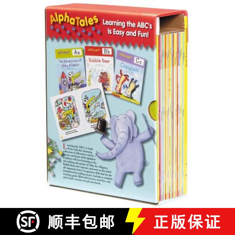 预订 AlphaTales: A Set of 26 Irresistible Animal Storybooks That Build Phonemic Awareness & Teach Eac... [9780545067645]
