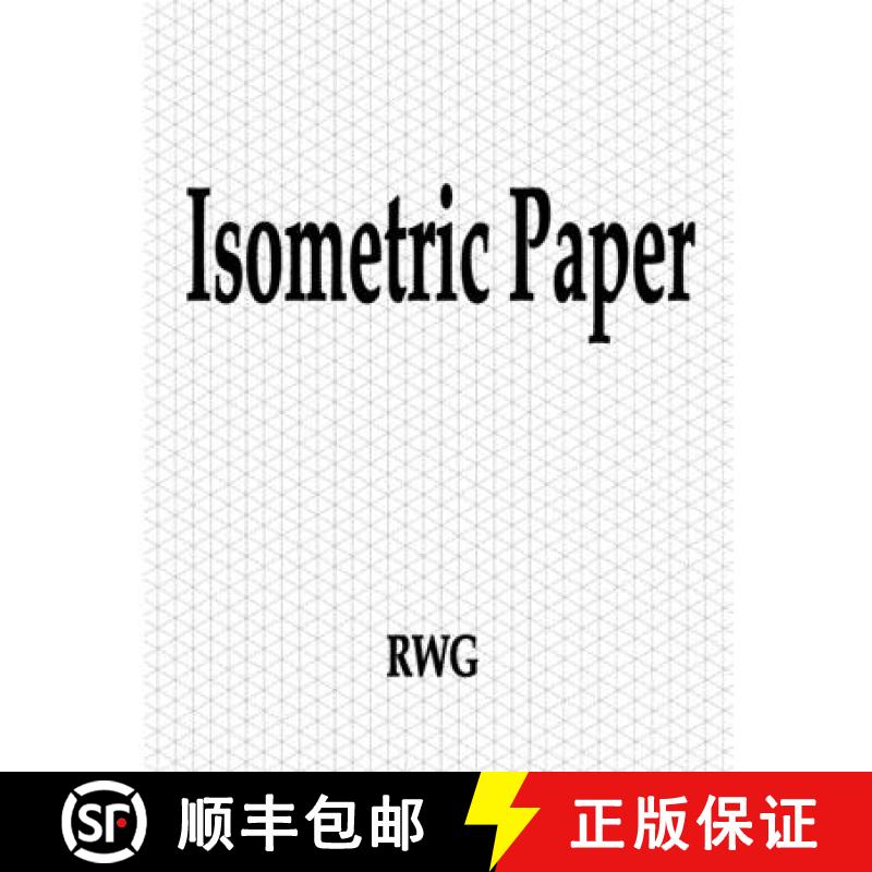 【3-4周达】Isometric Paper: 50 Pages 8.5 X 11 [9781607969181]