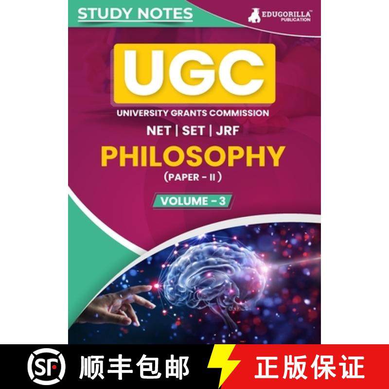 【3-4周达】UGC NET Paper II Philosophy (Vol 3) Topic-wise Notes (English Edition) | A Complete Prepar... [9789355567475]