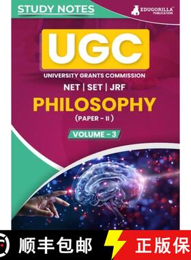 【3-4周达】UGC NET Paper II Philosophy (Vol 3) Topic-wise Notes (English Edition) | A Complete Prepar... [9789355567475]