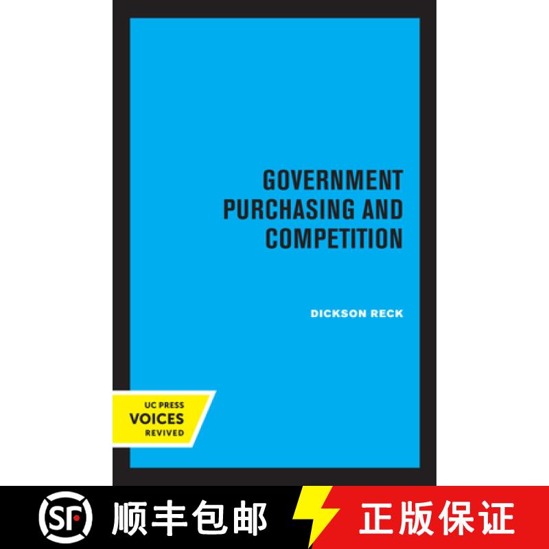 预订 Government Purchasing and Competition [9780520345492]