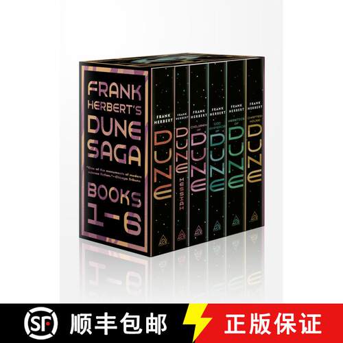 Frank Herbert's Dune Saga 6-Book Boxed Set: Dune, Dune Messiah, Children of Dune, God Emperor of Dune... [9780593201886]