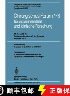 【3-4周达】Chirurgisches Forum '76 fur Experimentelle und Klinische Forschung: 93. Kongress der Deuts... [9783540077329]