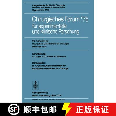 【3-4周达】Chirurgisches Forum '76 fur Experimentelle und Klinische Forschung: 93. Kongress der Deuts... [9783540077329]