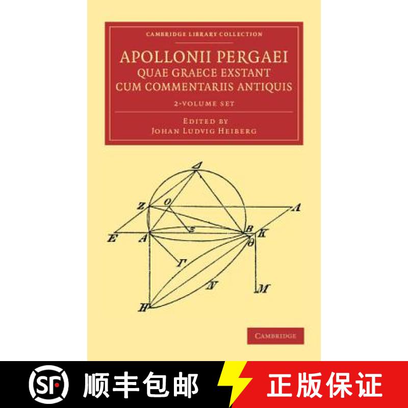 【3-4周达】Apollonii Pergaei quae Graece exstant cum commentariis antiquis 2 Volume Set: - Apollonii ... [9781108061865]