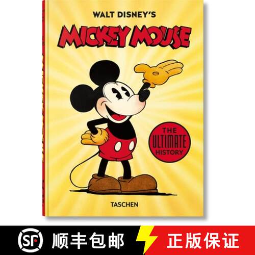 【3-4周达】精装 Walt Disney's Mickey Mouse. the Ultimate History - 40th Anniversary Edition [9783836580991]
