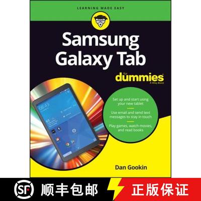 【3-4周达】Samsung Galaxy Tab For Dummies [Wiley计算机] [9781119466604]