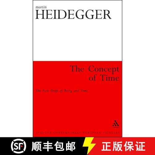 【3-4周达】The Concept of Time: The First Draft of Being and Time [9781441105622]