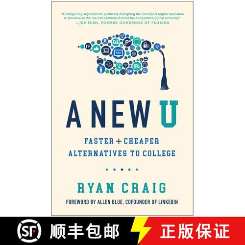 【3-4周达】精装 A New U: Faster + Cheaper Alternatives to College [9781946885470]
