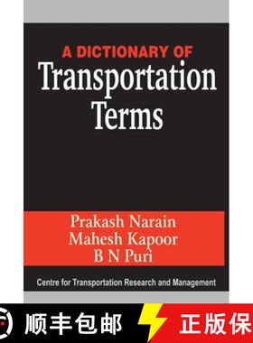 【3-4周达】A Dictionary of Transportation Terms [9788124114933]
