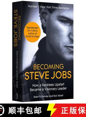 现货 成为史蒂夫乔布斯 Becoming Steve Jobs: The evolution of a reckless upstart into a visionary leader [9781444762013]