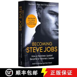 visionary Becoming The Jobs 现货 into leader upstart Steve reckless 9781444762013 evolution 成为史蒂夫乔布斯