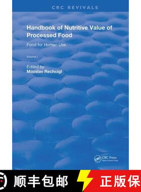 【3-4周达】Handbook of Nutritive Value of Processed Food: Volume 1: Food for Human Use [9780367259198]