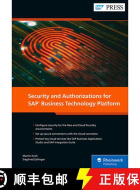 【3-4周达】Security and Authorizations for SAP Business Technology Platform [9781493223558]