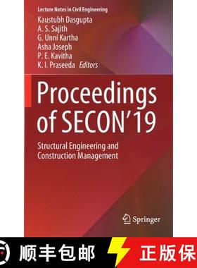 【3-4周达】Proceedings of SECON'19 : Structural Engineering and Construction Management [9783030263645]